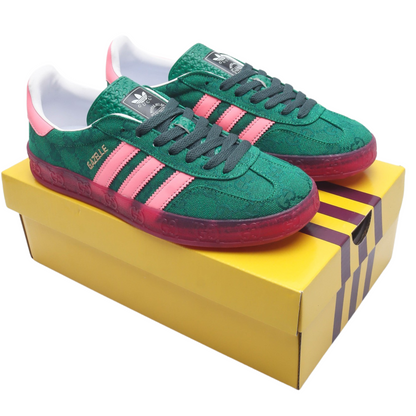 GC x Gazelle  Green Monogram